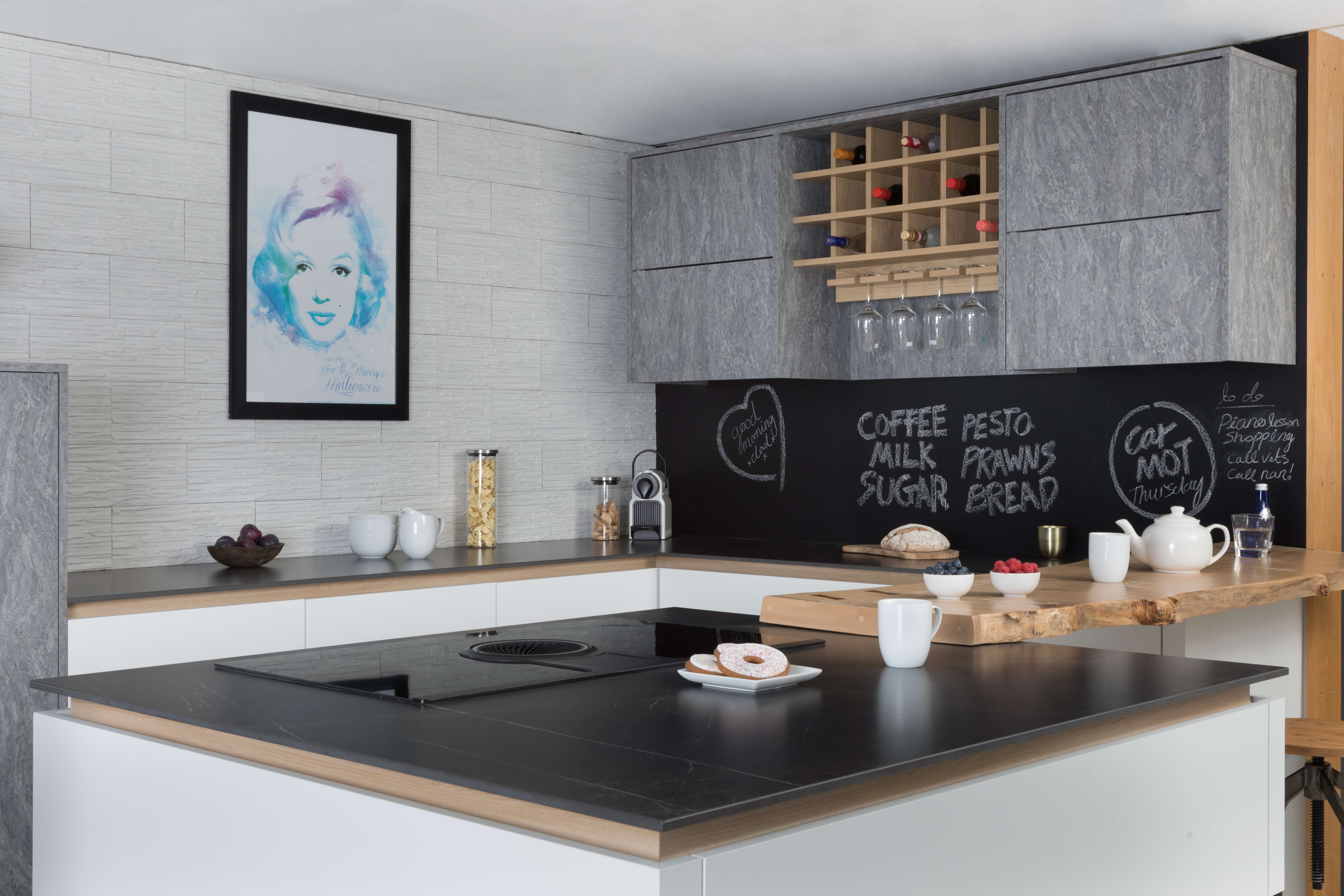 Inalco MDi Storm Negro, black Work Surface from CRL Stone
