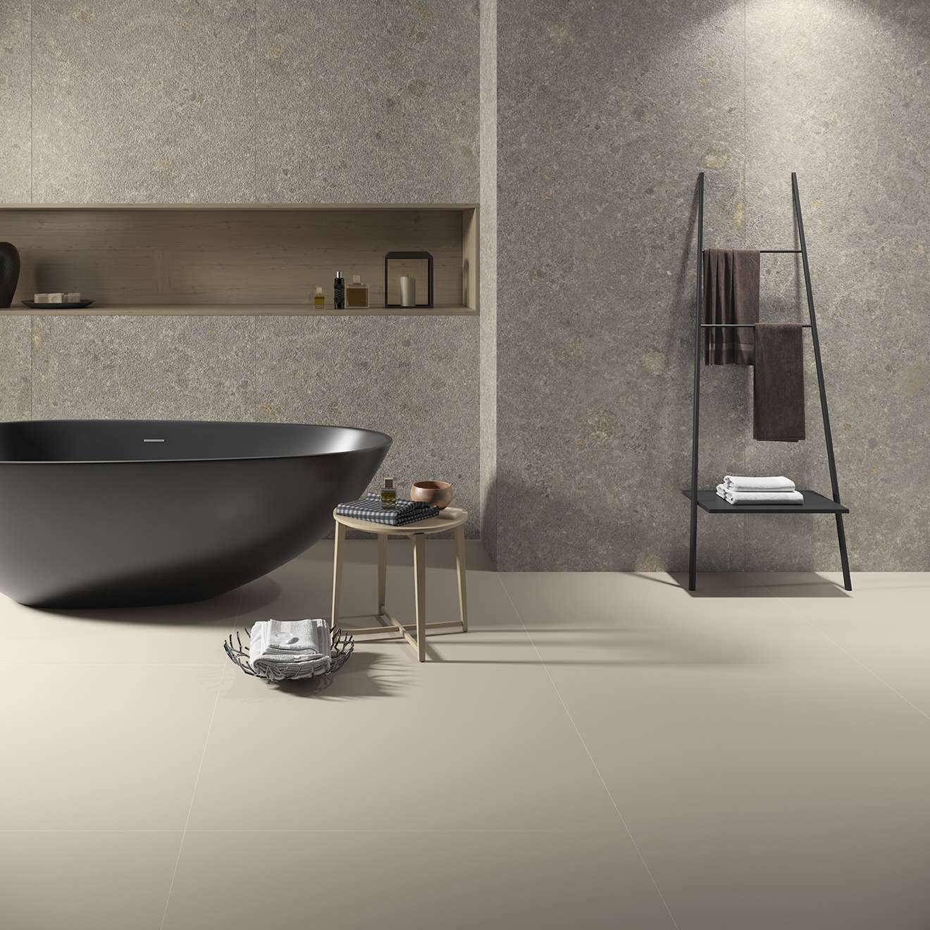 Inalco MDi Meteora Gris, CRL Stone Bathroom Surfaces