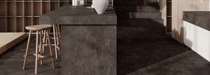 CRL Stone, Inalco MDi Umbra Worksurface and Flooring