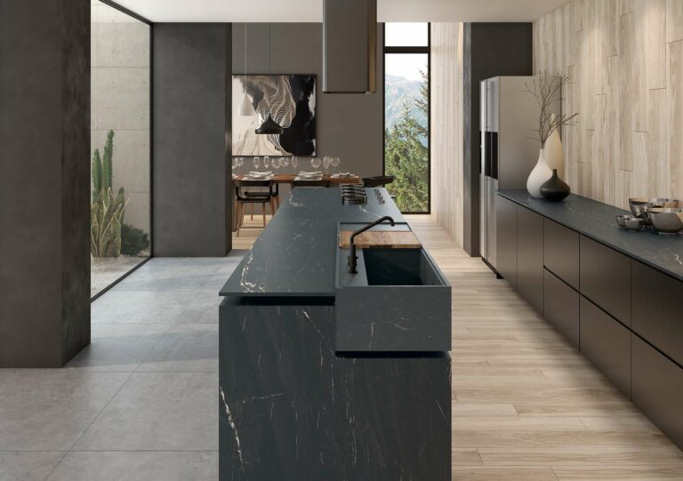 Ceralsio Belvedere Black ceramic surface