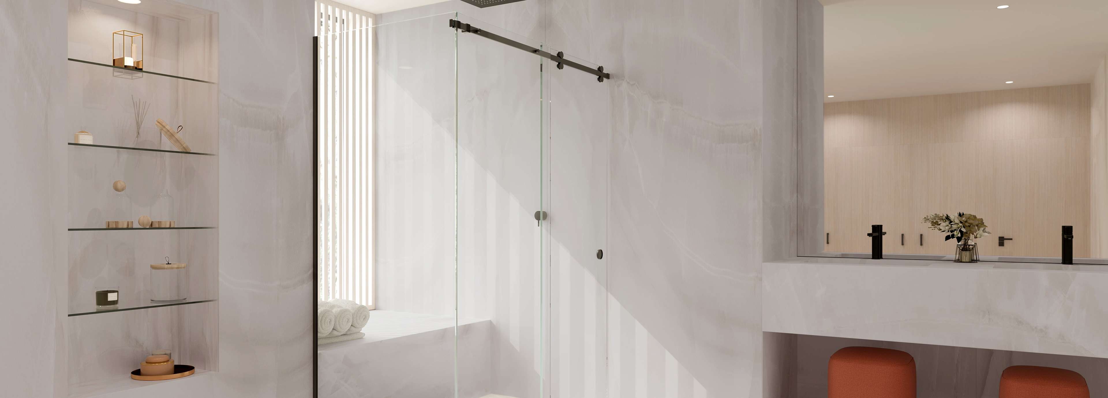 CRL Ceralsio Varese Onice Shower Wall Cladding