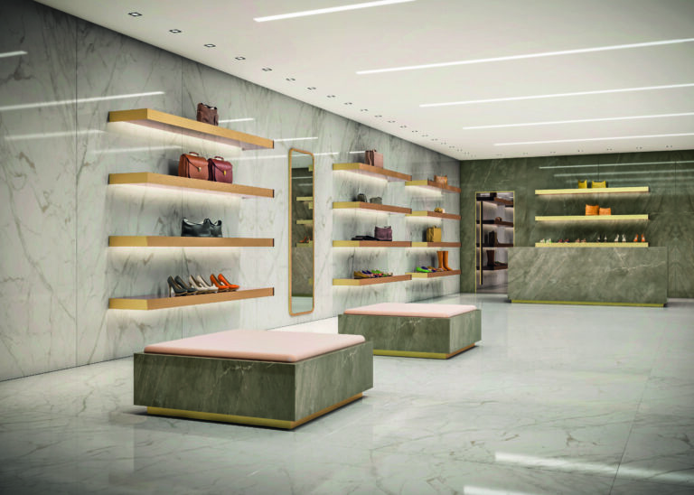 Ceralsio Ceramic Carrara Vagli floors and walls