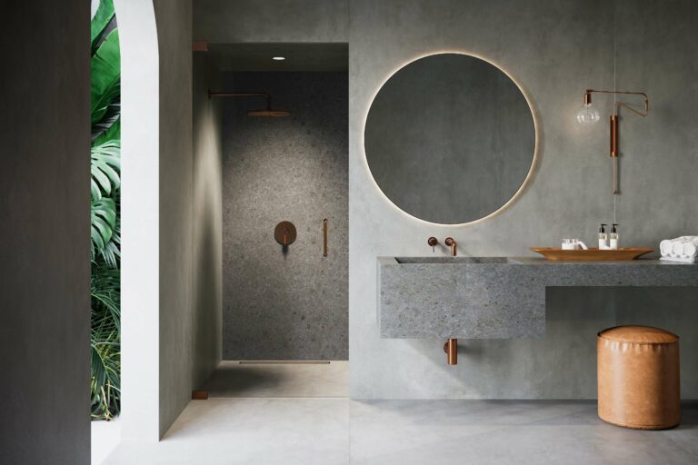 CRL Stone bathroom wall cladding and flooring