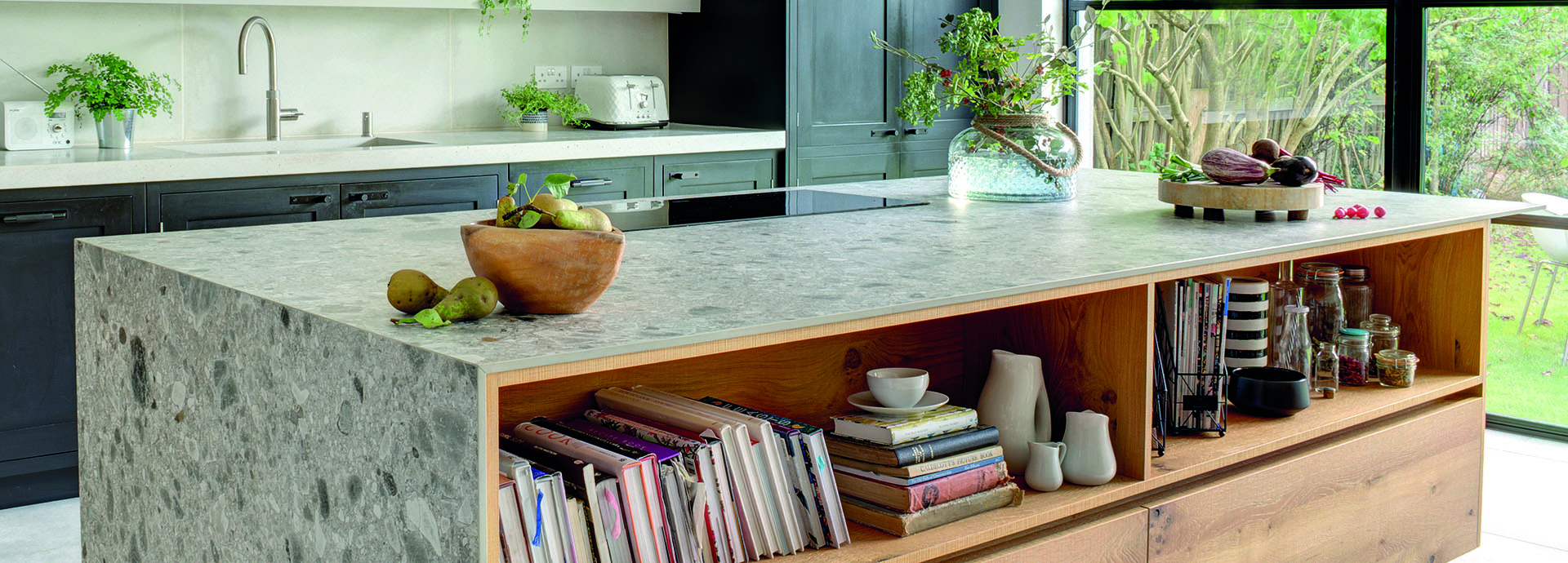 CRL Stone Iseo Gris Kitchen Worksurface