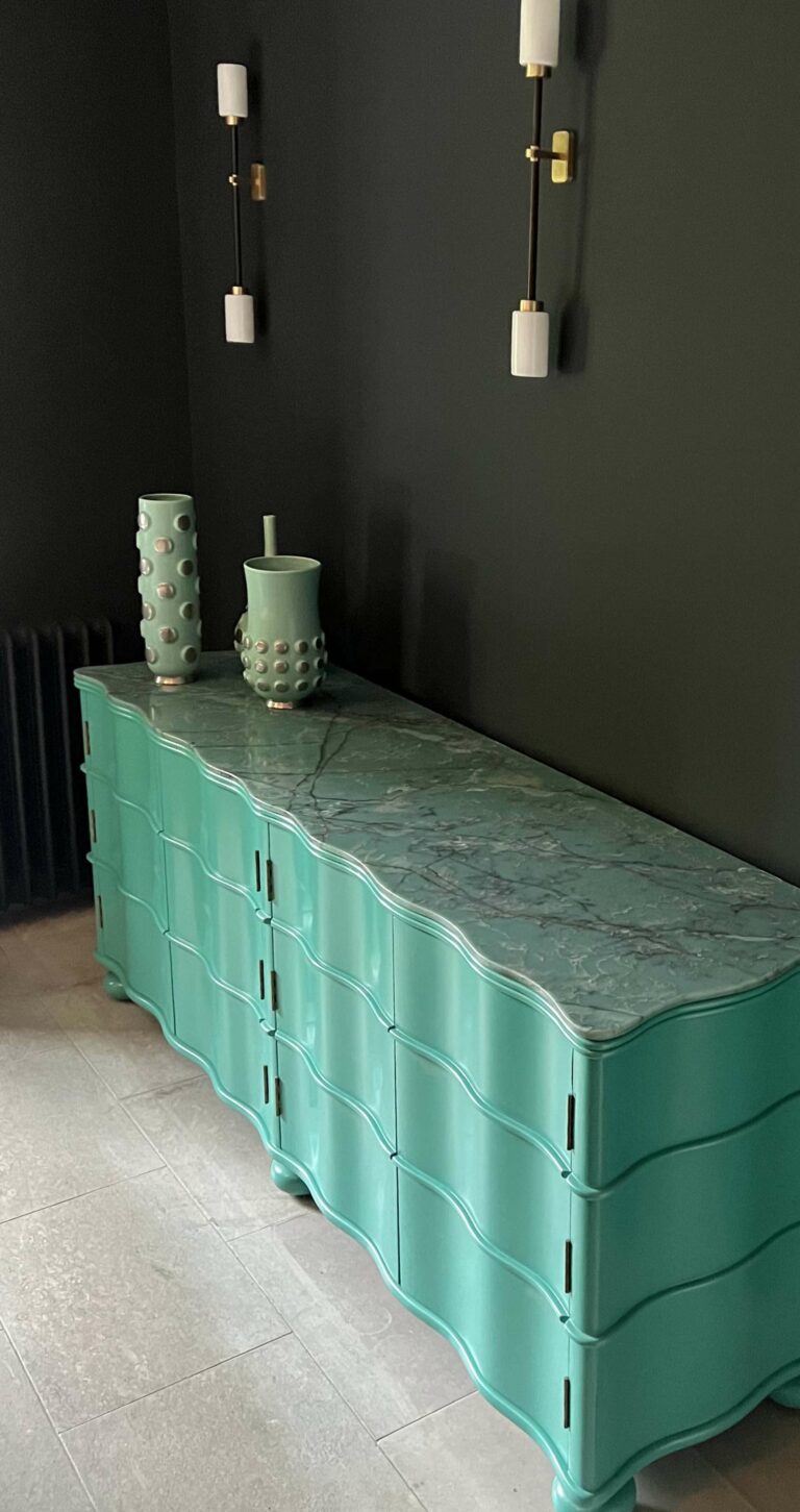 CRL Quartz Cristallo Verde Furniture top, Green Quartz counter top