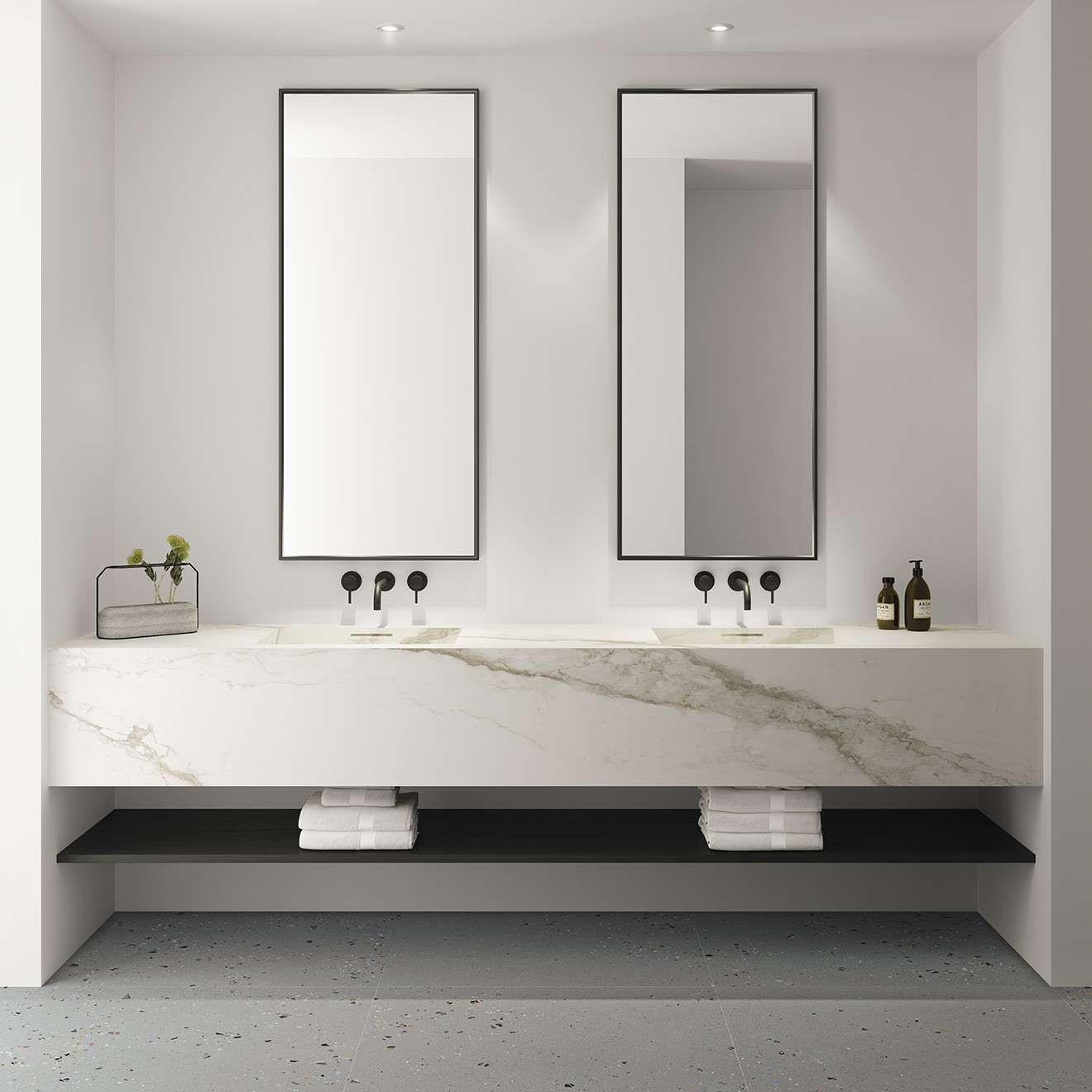 Inalco MDi Larsen bathroom vanity from CRL Stone