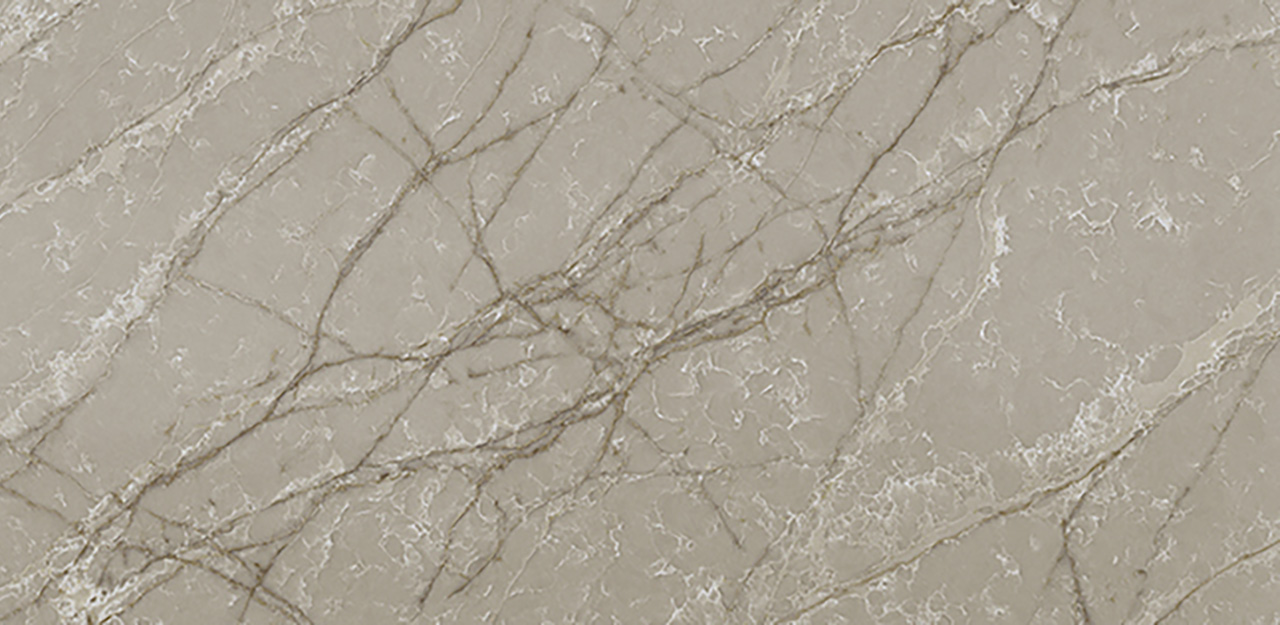 CRL Quartz Cristallo Perla grey worksurface