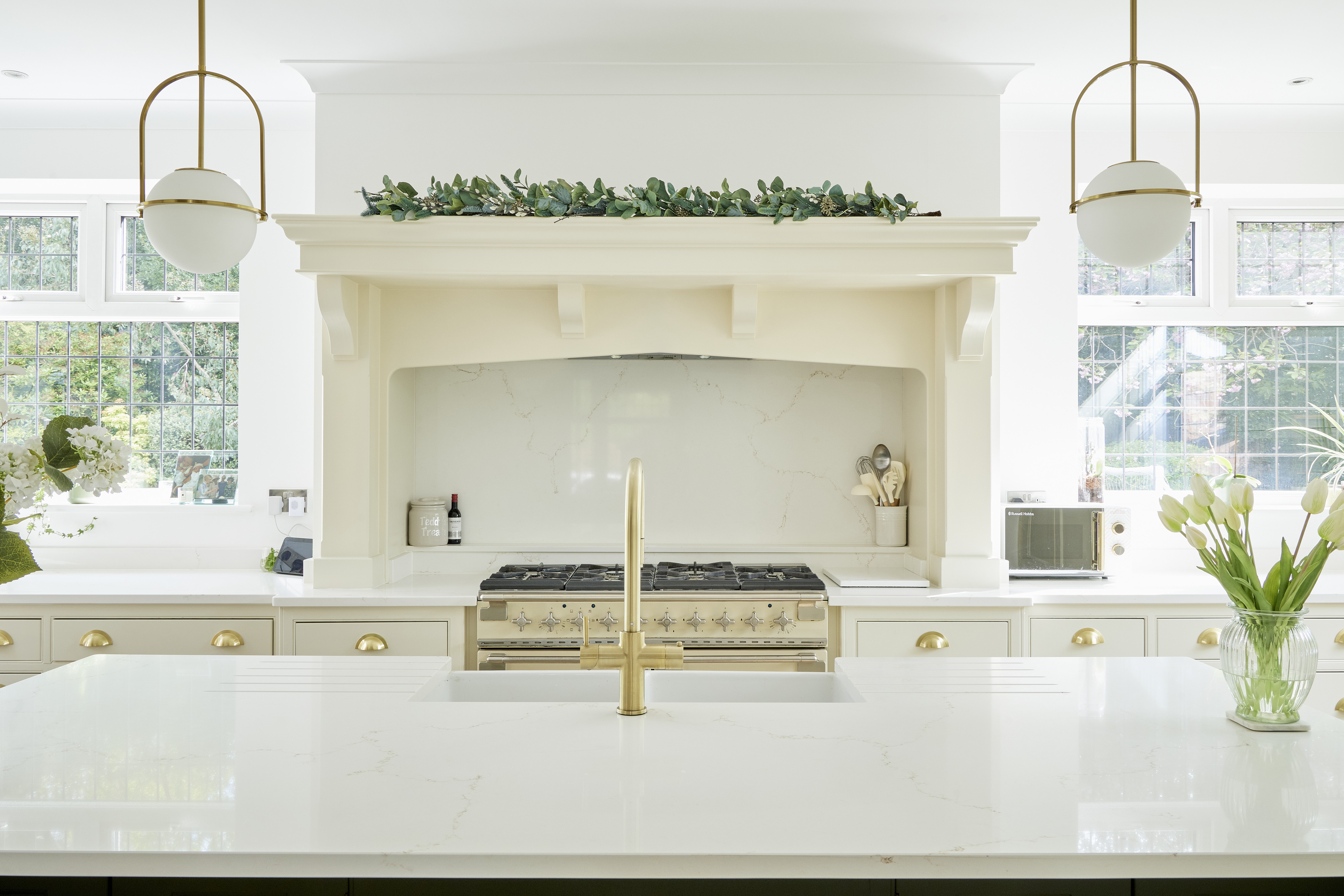CRL Quartz Messina Gold kitchen worktops