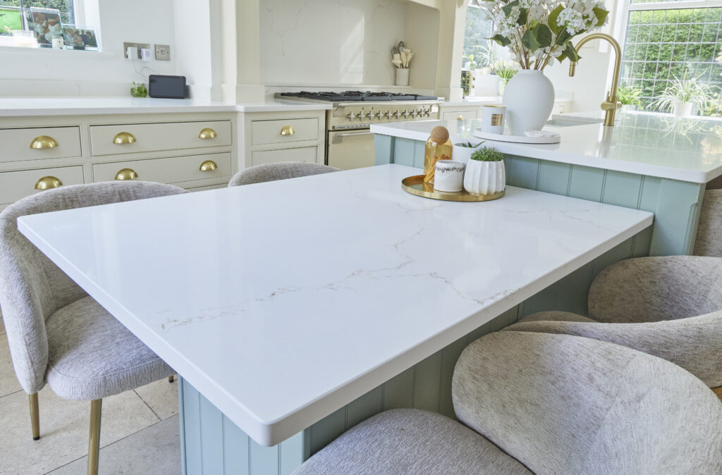 CRL Quartz Messina Gold kitchen worktops