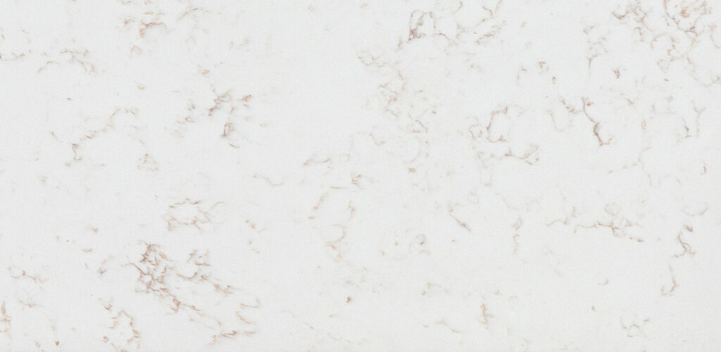 CRL Quartz Verona Gold surface has a white background with grey and gold veining