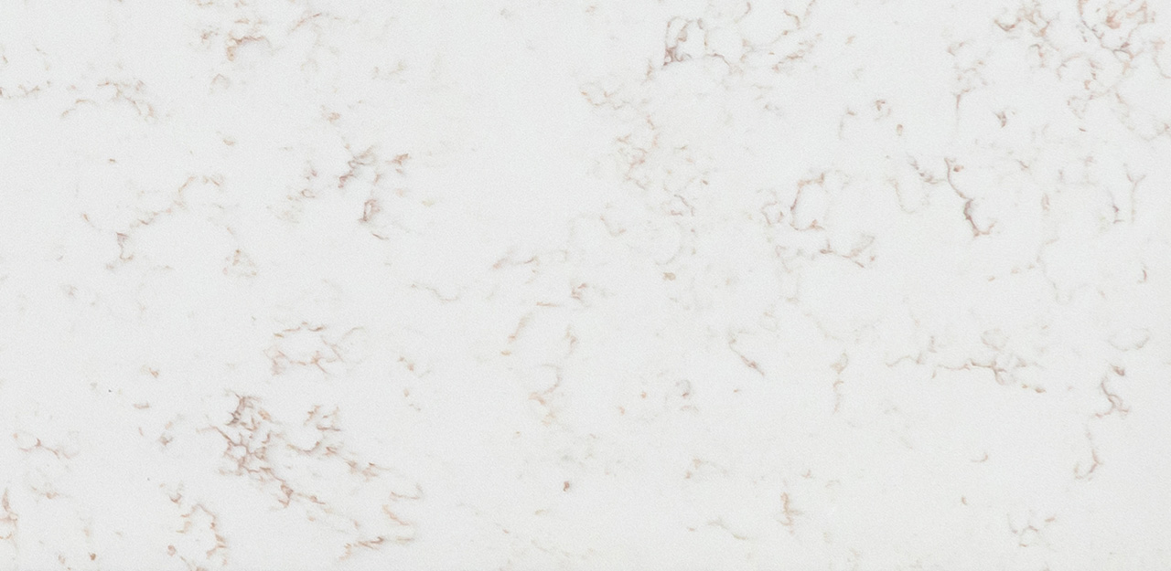 CRL Quartz Verona Gold surface has a white background with grey and gold veining