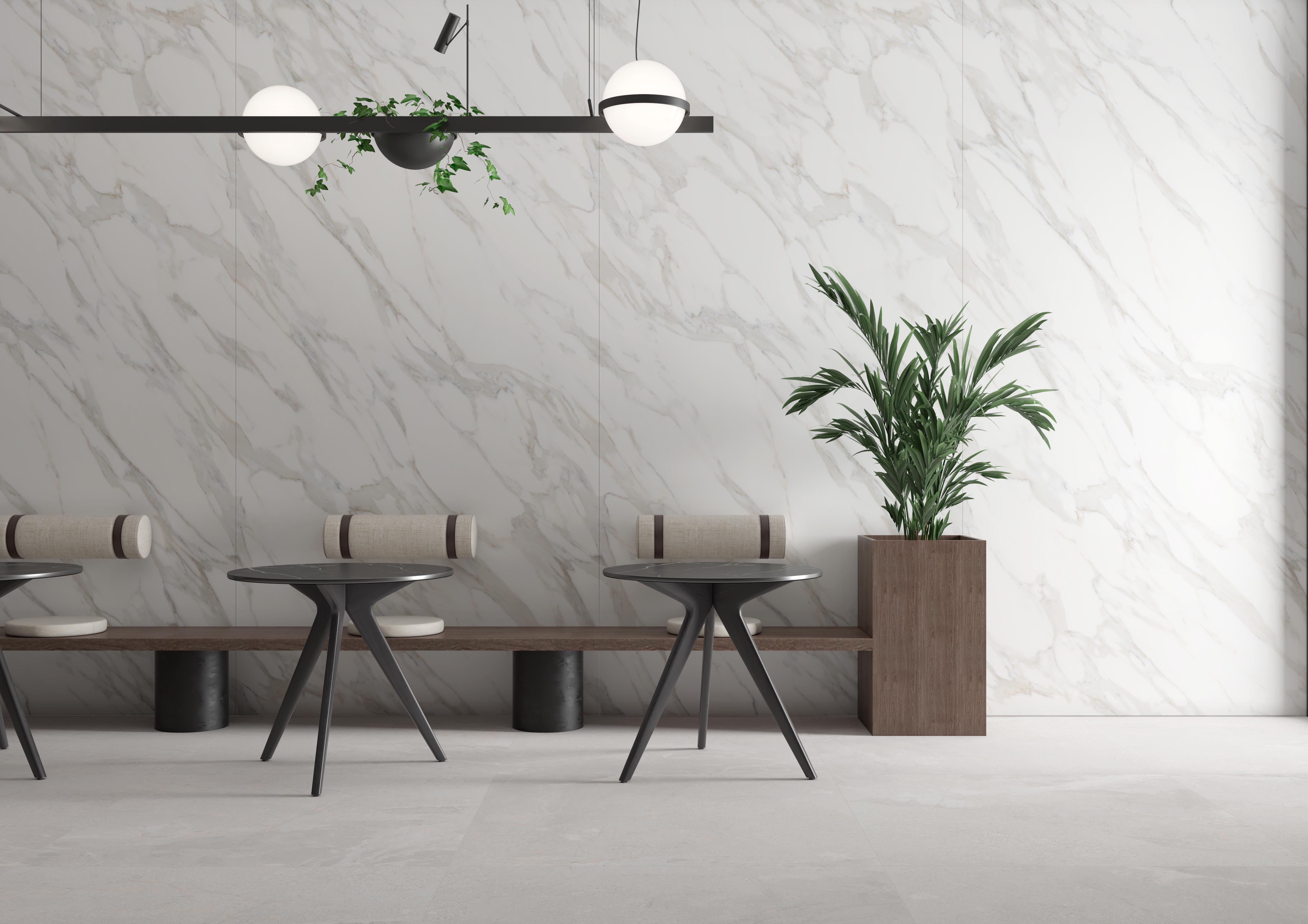 Ceralsio Calacatta Extreme commercial wall cladding
