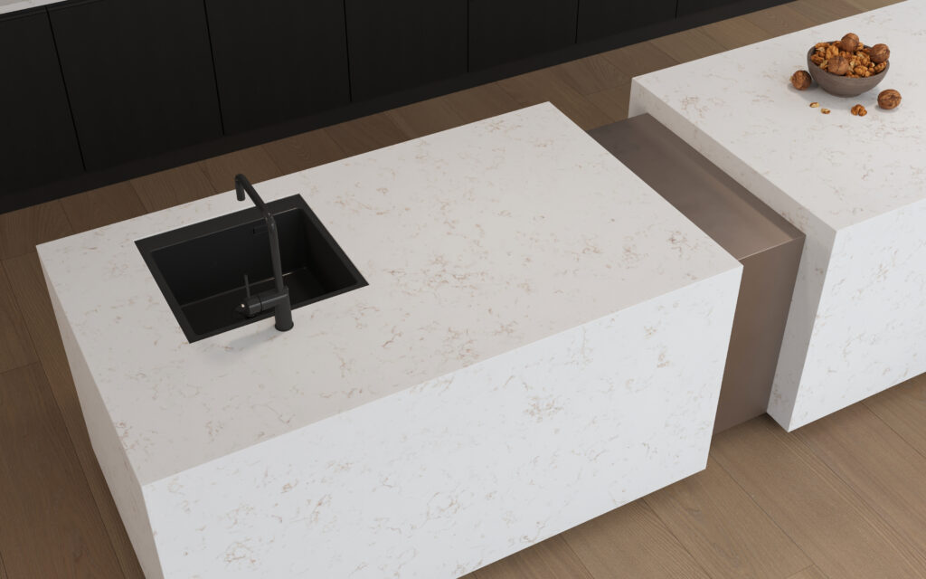 CRL Quartz Verona Gold kitchen worktop