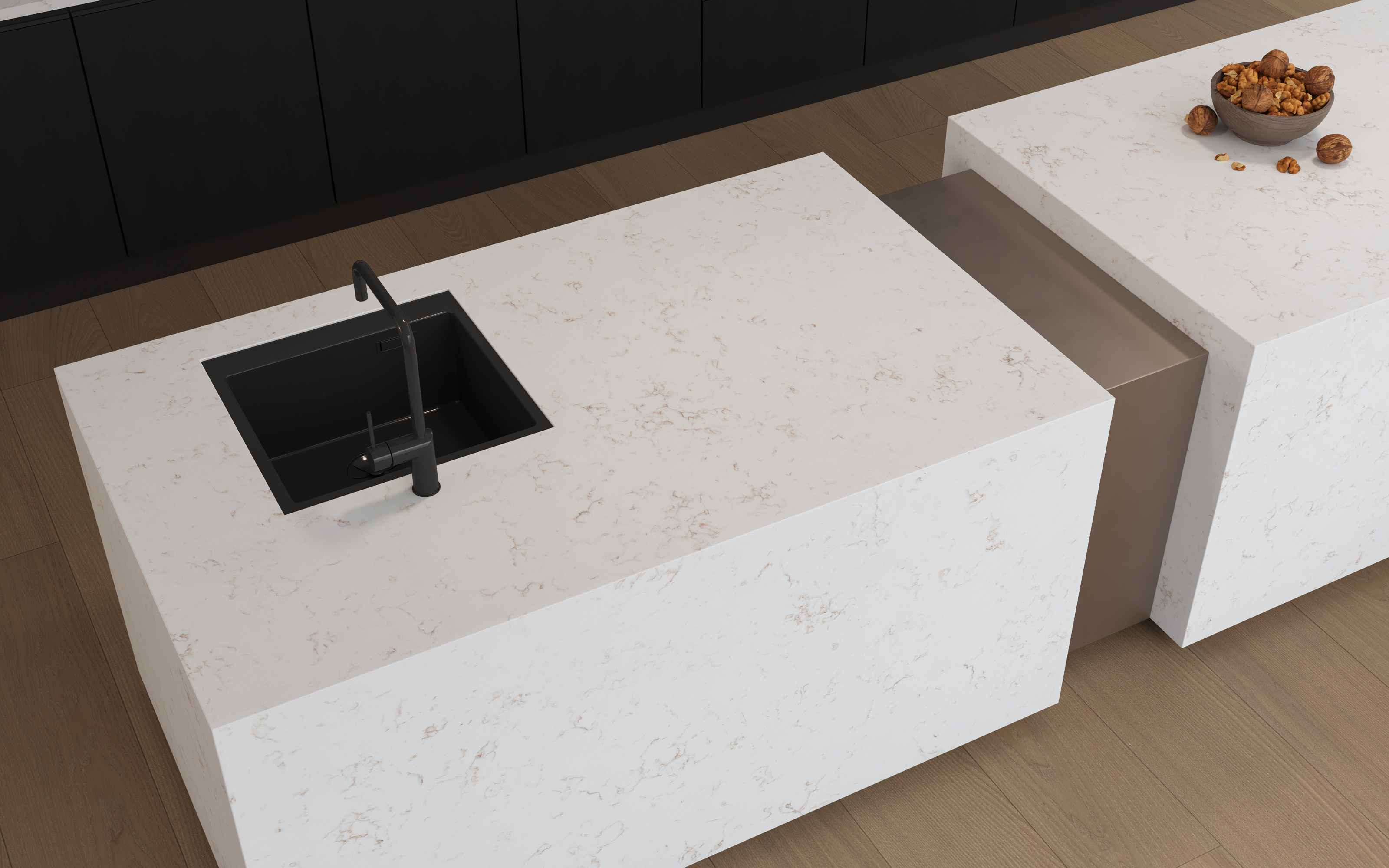 Effortlessly elegant Verona Gold joins CRL Stone’s growing Quartz collection