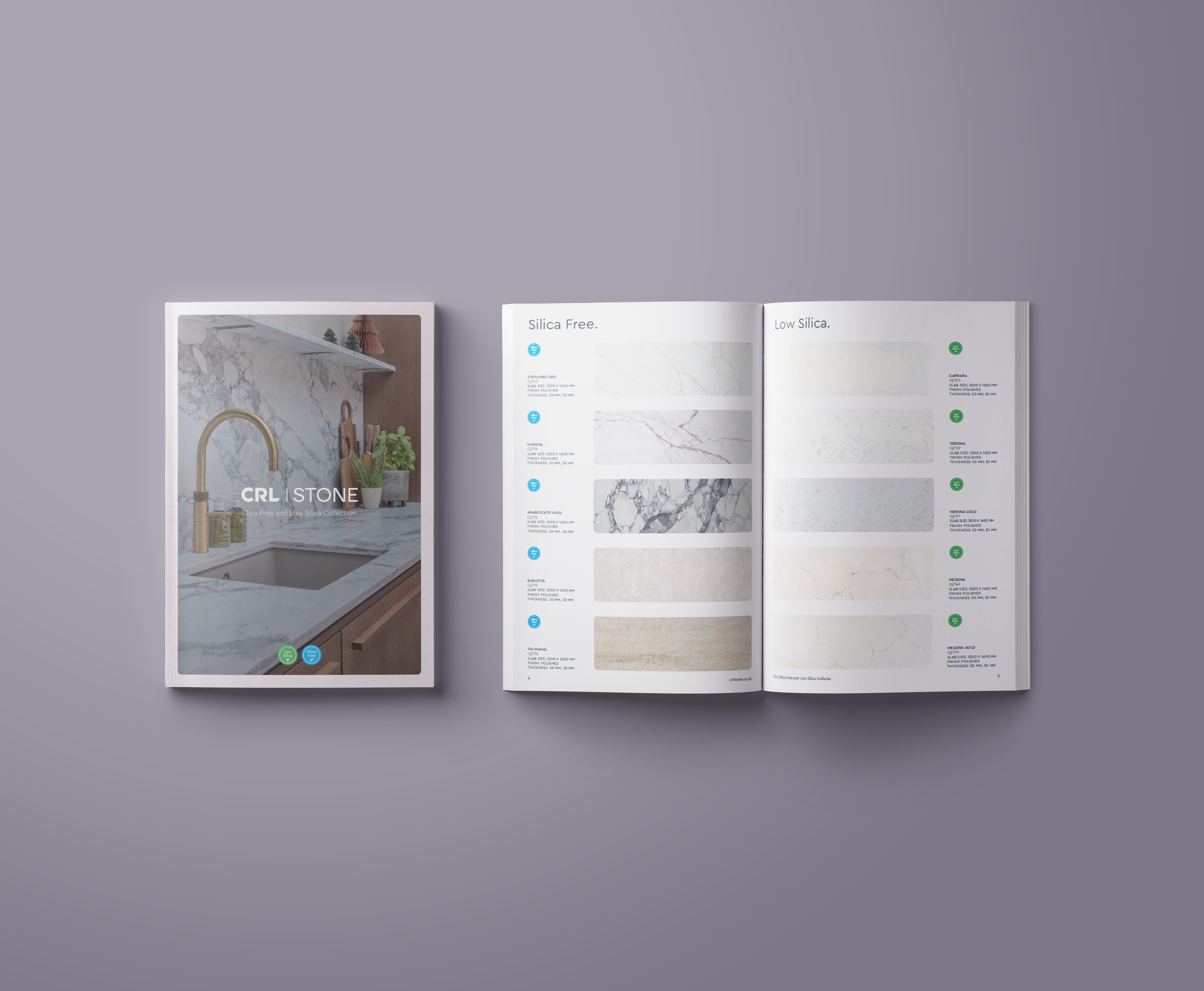 CRL Stone launches dedicated Silica Free & Low Silica Collection brochure